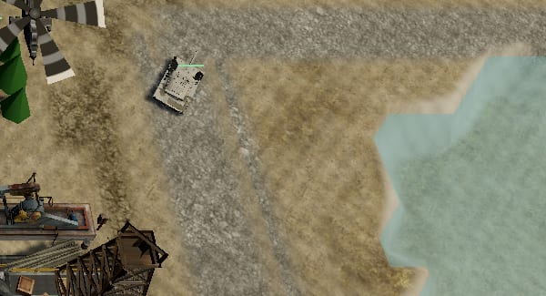 JCOM units on a Red Sea shore beside a landing helicopter