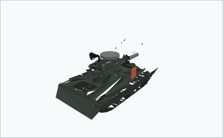The Shilka Storm Truck model, ready to orbit